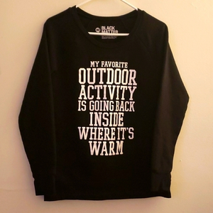 Medium Black Matter Sweatshirt
